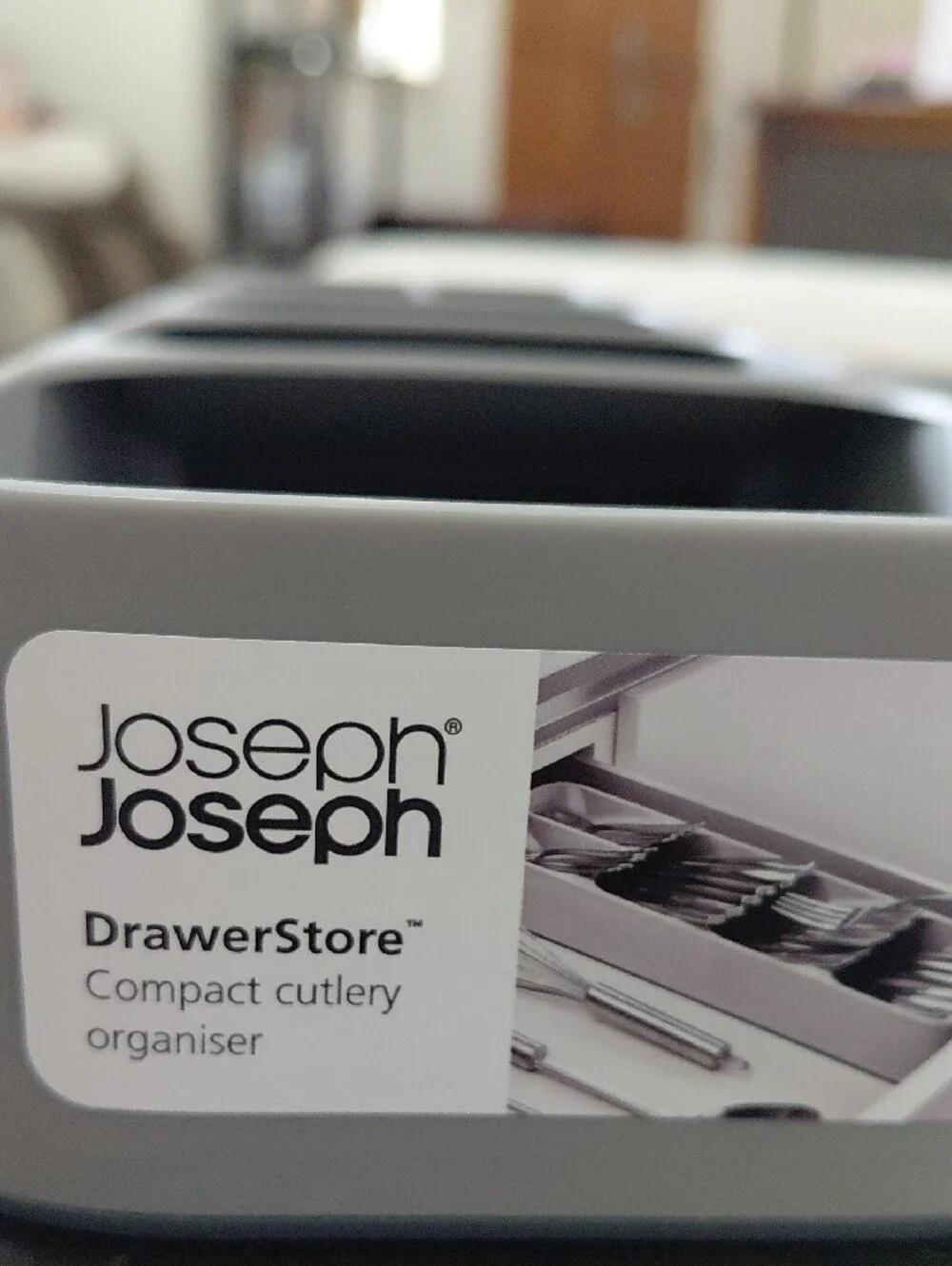Joseph Joseph Drawer Organizer in Gray and Black